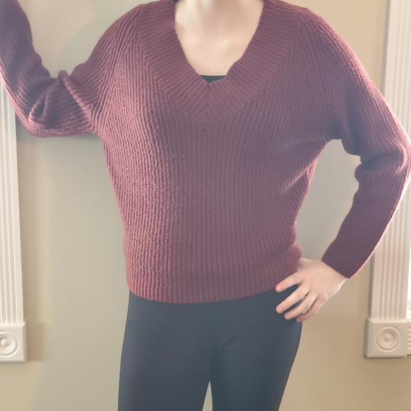 Garage Burgundy Sweater - Picture 10 of 12
